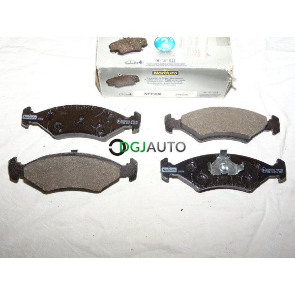 Jeux 4 plaquettes de frein avant montage teves norauto NFP206 pour ford escort 3 4 III IV fiesta 1 2 3 4 I II III IV orion 1 2 I