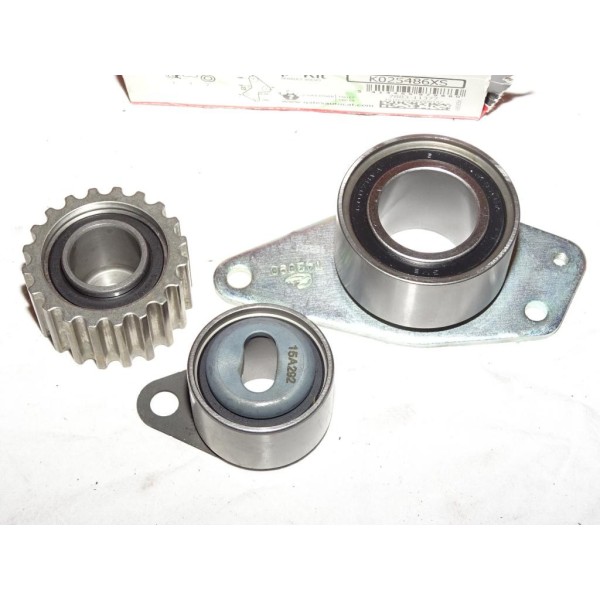 Ensemble galets tendeur + enrouleurs courroie de distribution (non incluse) Gates K025486XS pour renault espace 3 III laguna 1 m