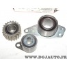 Ensemble galets tendeur + enrouleurs courroie de distribution (non incluse) Gates K025486XS pour renault espace 3 III laguna 1 m