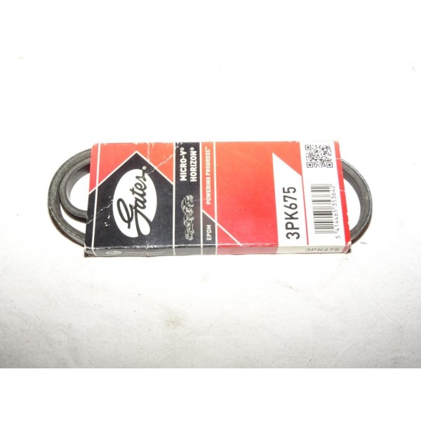 Courroie accessoire Gates 3PK675 pour autobianchi Y10 fiat uno ford escort 5 V fiesta 3 III orion hyundai coupé elantra tiburon 