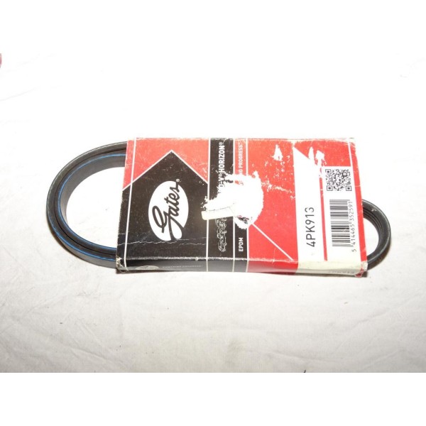 Courroie accessoire Gates 4PK913 pour BMW serie 7 E65 E66 E67 chevrolet daewoo matiz spark fiat fiorino tempra tipo uno honda ac