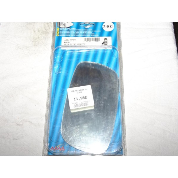 Vitre miroir glace retroviseur avant gauche MAD 2305 537490 pour opel astra F calibra 
