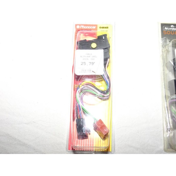 Faisceau connecteur branchement poste radio autoradio Phonocar 04645 pour opel adam astra antara corsa insignia meriva mokka zaf