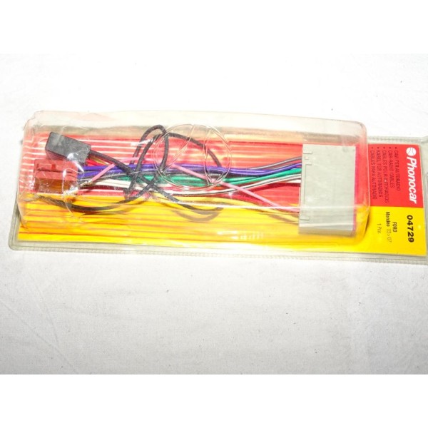 Cable faisceau branchement autoradio poste radio Phonocar 04729 pour ford mondeo de 2003 à 2007 