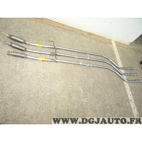 1 Tube tuyau echappement avec tresse souple (envoi en 2 parties juste remettre un manchon) Bosal 989531 pour peugeot 206 206+ 1.