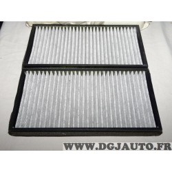 Paire filtres habitacle interieur Mecafilter JKR7121 pour BMW E65 E66 serie 7 alpina B7 