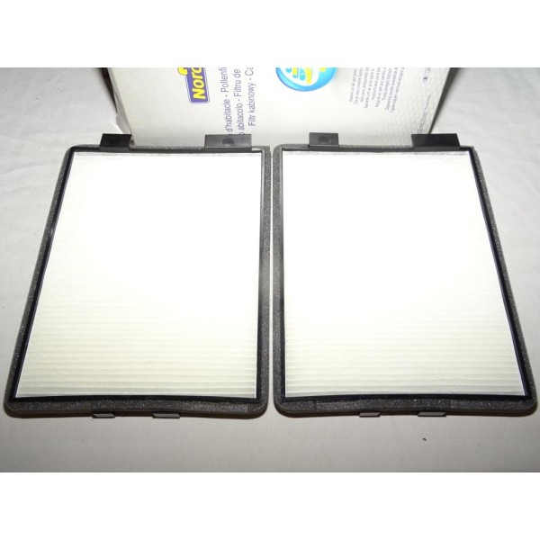 Paire filtres habitacle interieur Norauto FP107 pour BMW E39 serie 5 de 1995 à 2004 alpina B10 D10 