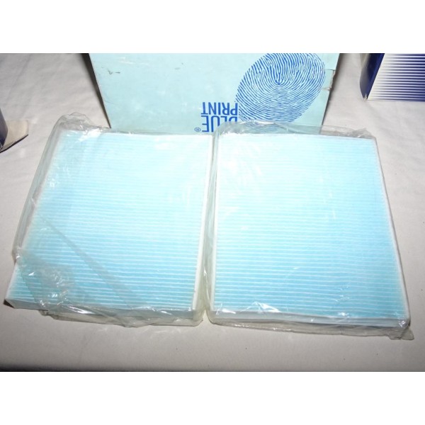 Paire filtres habitacle interieur Bleu print ADB112510 pour BMW serie 5 6 7 F01 F02 F03 F04 F06 F07 F10 F11 F12 F13 