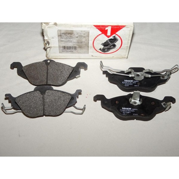 Jeux 4 plaquettes de frein avant montage teves Klaxcar 1er 24827Z pour opel astra F G zafira A 
