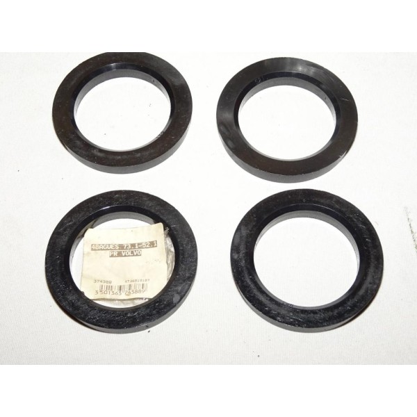 Lot 4 bagues centrage entretoise de jante roue 73.1-52.1 NGTS 15803 374388 pour volvo 