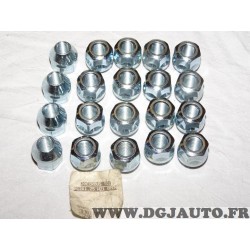 Lot 20 ecrous conique fixation roue jante M12x1.25 H21 Norauto 320371 2890912