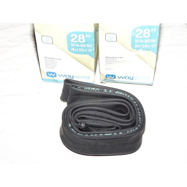 1 Chambre à air pneu 28" 28 pouces Wayscral 32/44 622/642 pour velo 