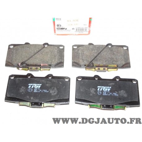 Jeux 4 plaquettes de frein avant montage sumitomo TRW GDB3131 pour nissan 200SX silvia S14 S15 subaru impreza GD GG 