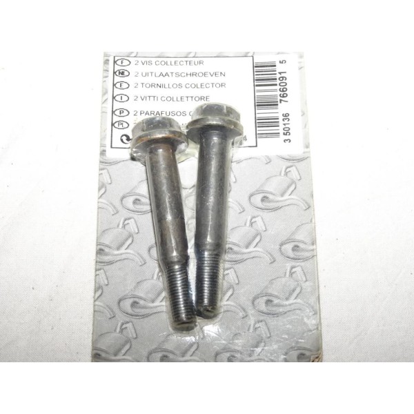 Blister 2 vis boulon fixation tuyau tube echappement Bosal 258794 pour opel astra F G calibra corsa B tigra A kadett E vectra A 