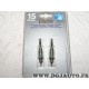 Blister 2 bougies de préchauffe N°15 Norauto 508946 pour renault clio 1 2 I II express megane dont scenic 1.9D 1.9 D diesel 