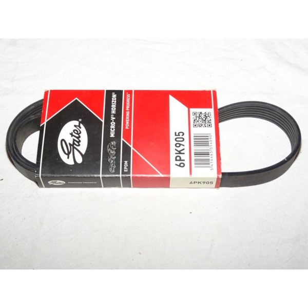 Courroie accessoire Gates 6PK905 pour audi A3 seat cordoba 1 ibiza 2 II inca leon toledo 2 II skoda octavia volkswagen bora cadd