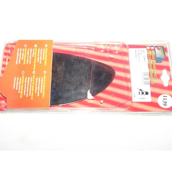 Vitre miroir glace retroviseur grand angle avant gauche MAD 1139 226813 pour citroen C4 de 2004 à 2010 
