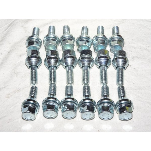 Lot 18 boulons conique M12X1.25 SW19 fixation roue jante Norauto 320377* 801116811Z* 