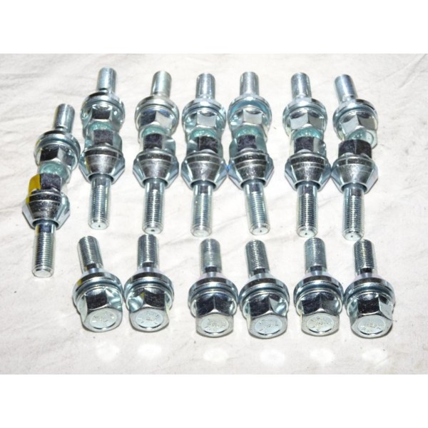 Lot 20 boulons conique M12X1.25 SW19 fixation roue jante Norauto 320377 801116811Z 