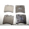 Jeux 4 plaquettes de frein montage TRW Ferodo FVR722 pour volkswagen transporter T3 T4