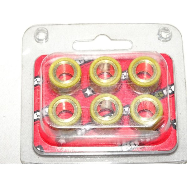 Lot 6 galets de variateur Sceco 453099 pour scooter moto race slash 