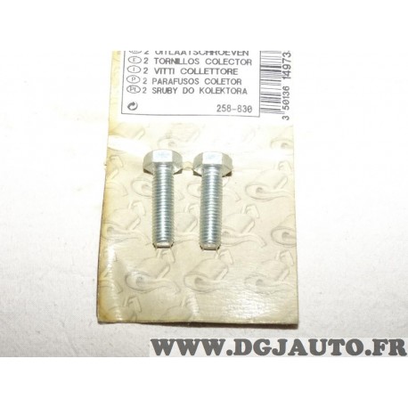 Blister 2 vis boulon fixation echappement silencieux collecteur tuyau 30mm Bosal 258830 pour divers véhicules fiat alfa romeo la