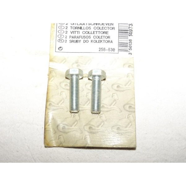 Blister 2 vis boulon fixation echappement silencieux collecteur tuyau 30mm Bosal 258830 pour divers véhicules fiat alfa romeo la