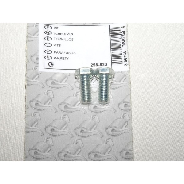 Blister 2 vis boulon fixation echappement silencieux collecteur tuyau 20mm Bosal 258820 pour divers véhicules fiat alfa romeo la