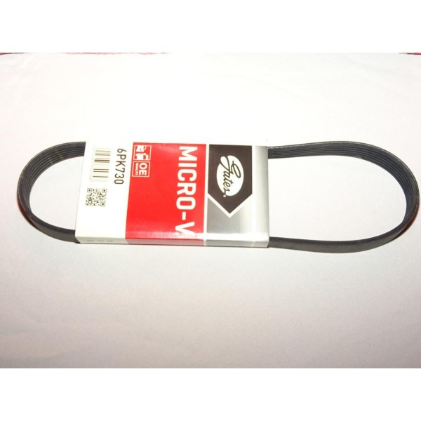Courroie accessoire Gates 6PK730 pour citroen berlingo jumper jumpy xsara ZX fiat ducato scudo peugeot 206 306 307 405 boxer exp