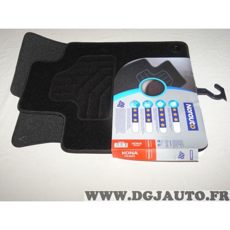 Ensemble tapis de sol sur mesure avant + arriere Norauto 2195635 pour hyundai kona partir de 2017 