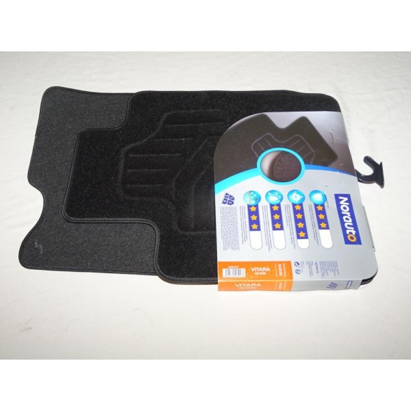 Ensemble tapis de sol sur mesure avant + arriere Norauto 2195707 pour suzuki vitara partir de 2015 