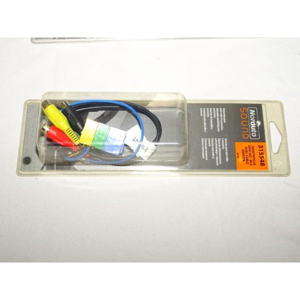 Cable adaptateur mini iso RCA poste radio autoradio Norauto 315548 