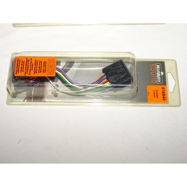 Faisceau cable branchement autoradio poste radio Norauto 618840 pour hyundai scoupe s-coupe 