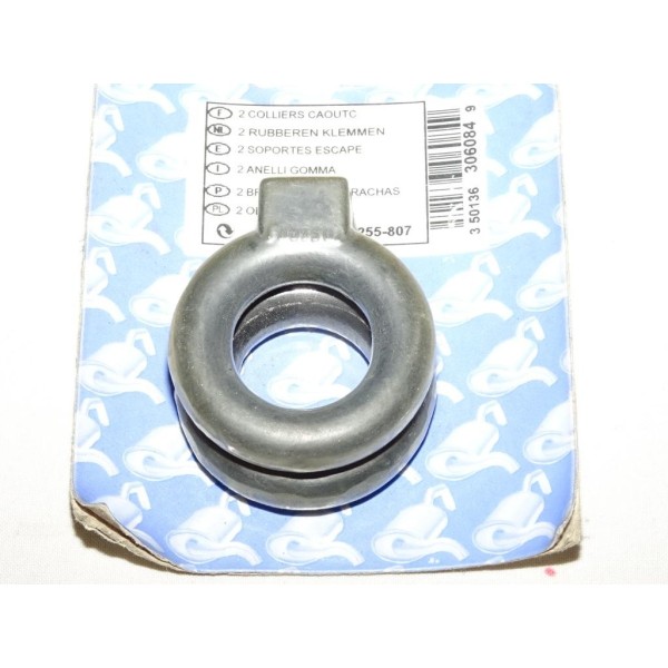 Blister 2 silents bloc fixation silencieux echappement Bosal 255807 pour seat toledo 1 volkswagen golf 2 II jetta 2 II 