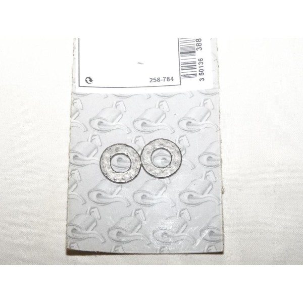 Blister 2 rondelles fixation tuyau echappement Bosal 258784 pour divers véhicules fiat alfa romeo lancia citroen peugeot mercede