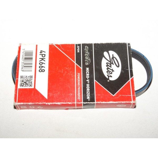 Courroie accessoire Gates 6PK668 pour alfa romeo mito chevrolet aveo matiz spark daewoo kalos fiat 500 bravo 2 II doblo grande p