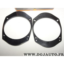 Paire supports fixation enceinte haut parleur 165mm Norauto 26.158.B 148893 pour seat ibiza partir de 2002