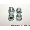 Lot 4 ecrous de roue conique M12X1.25 SW19 fixation jante Norauto 320372