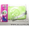 Porte étiquette étui adresse nom vert bagage valise avion Color pop 3700536107309