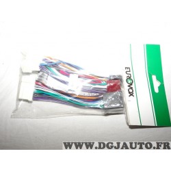 Faisceau branchement autoradio poste radio Eurovox 827157 pour nissan de 2000 à 2006 sauf micra