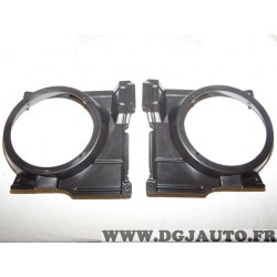 Paire supports bol fixation enceinte haut parleur 165mm portes avant Norauto 4386 pour volkswagen polo de 2000 à 2001