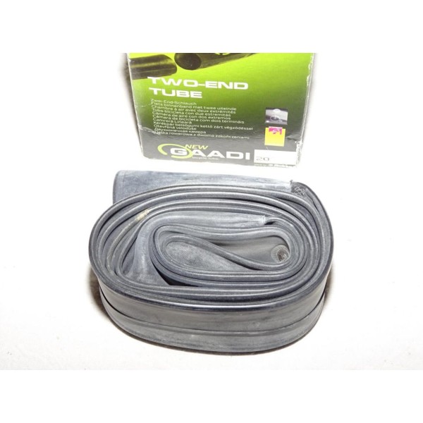 Chambre à air avec 2 extrémités pneu 20" 20 pouces 20x1.9-2.1 Gaadi 50/54-406 pour velo 