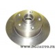 1 Disque de frein TOUT SEUL plein arriere 245mm diametre Norauto NDF5606 pour audi A4 de 1997 à 2001 