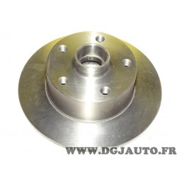 1 Disque de frein TOUT SEUL plein arriere 245mm diametre Norauto NDF5606 pour audi A4 de 1997 à 2001