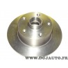 1 Disque de frein TOUT SEUL plein arriere 245mm diametre Norauto NDF5606 pour audi A4 de 1997 à 2001