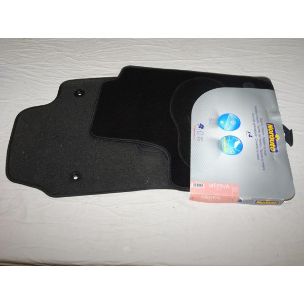 Ensemble tapis de sol sur mesure avant + arriere Norauto 761403 pour opel meriva B partir de 2010 