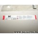Etiquette autocollante information bombe produit anti crevaison Renault 990792390R