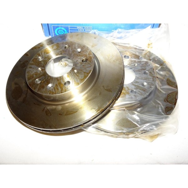 Paire disques de frein avant 280mm diametre ventilé Requal RDV089 pour fiat sedici suzuki SX4 