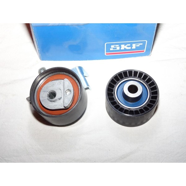 Jeu galets tendeur + enrouleur courroie de distribution (non incluse) SKF VKMA03231 pour citroen C5 peugeot 406 2.0 16V essence 
