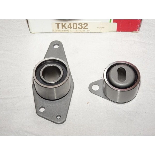 Jeu galets tendeur + enrouleur courroie de distribution (non incluse) TK TK4032* pour renault kangoo megane 1 dont scenic expres